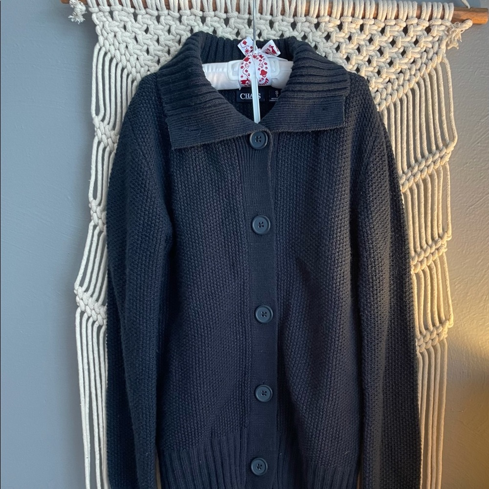 Chaps Navy Uniform Cardigan Girl’s sz S
